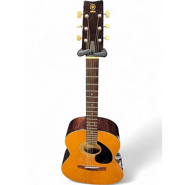 Used Yamaha FG75 Natural Acoustic Guitar
