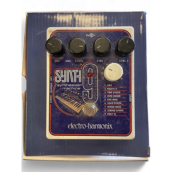 Used Electro-Harmonix SYNTH9 Synthesizer Effect Pedal