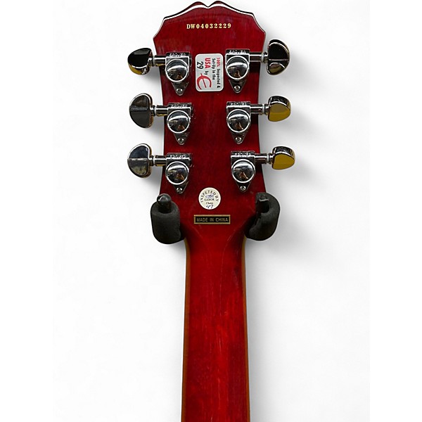 Used Epiphone Les Paul Standard Iced Tea Solid Body Electric Guitar