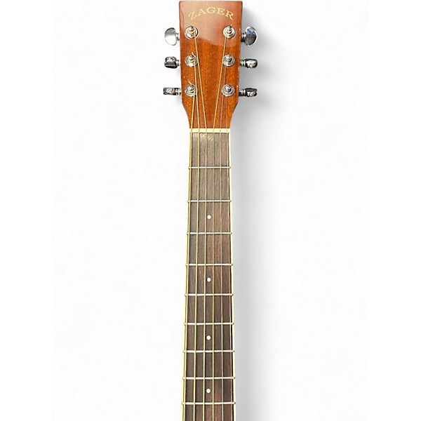 Used Zager 50CE-N Natural Acoustic Electric Guitar