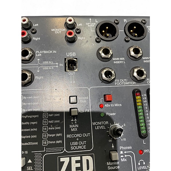 Used Allen & Heath ZED10FX Unpowered Mixer