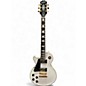 Used 2023 Epiphone Les Paul Custom Alpine White Solid Body Electric Guitar thumbnail