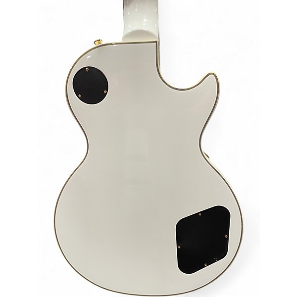 Used 2023 Epiphone Les Paul Custom Alpine White Solid Body Electric Guitar
