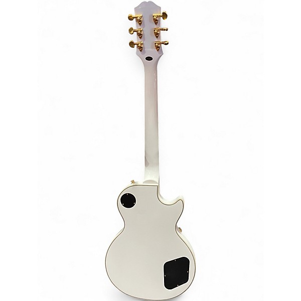 Used 2023 Epiphone Les Paul Custom Alpine White Solid Body Electric Guitar
