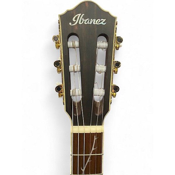 Used Ibanez TOD10N Black Classical Acoustic Electric Guitar