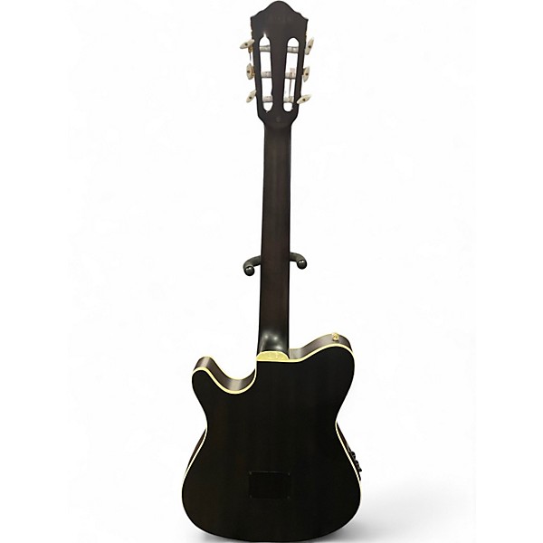 Used Ibanez TOD10N Black Classical Acoustic Electric Guitar