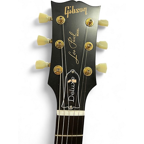 Used 2012 Gibson Les Paul Deluxe Gold Top Solid Body Electric Guitar