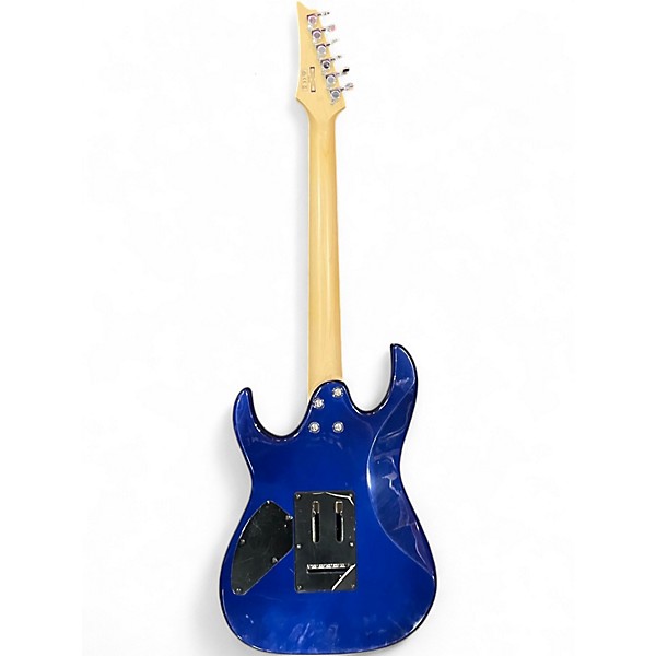 Used Ibanez GRX70QA Blue Solid Body Electric Guitar