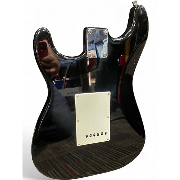 Used Squier STARCASTER STRATOCASTER Black Solid Body Electric Guitar