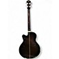 Used Ibanez AEB20E-TKS Black Acoustic Bass Guitar