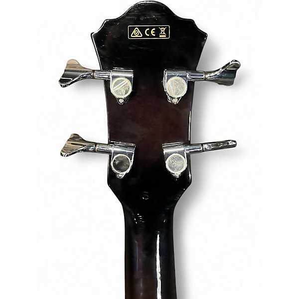 Used Ibanez AEB20E-TKS Black Acoustic Bass Guitar