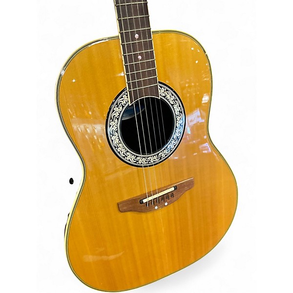 Used Ovation 1517 ULTRA Natural Acoustic Electric Guitar