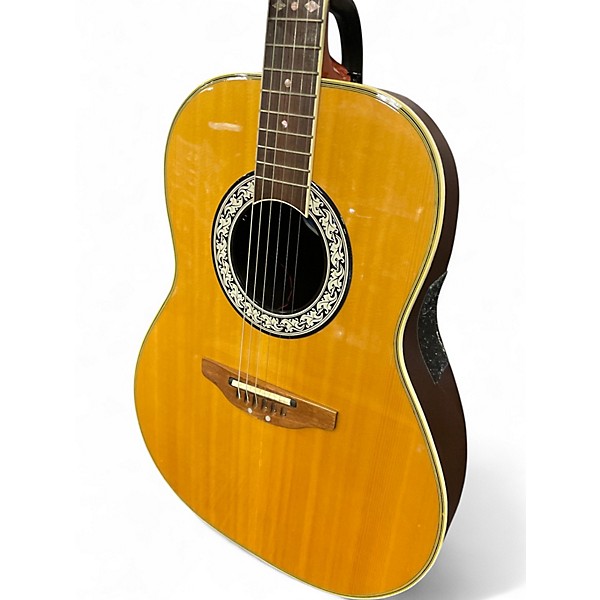 Used Ovation 1517 ULTRA Natural Acoustic Electric Guitar