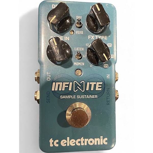 Used TC Electronic Infinite Sample Sustainer Effect Pedal