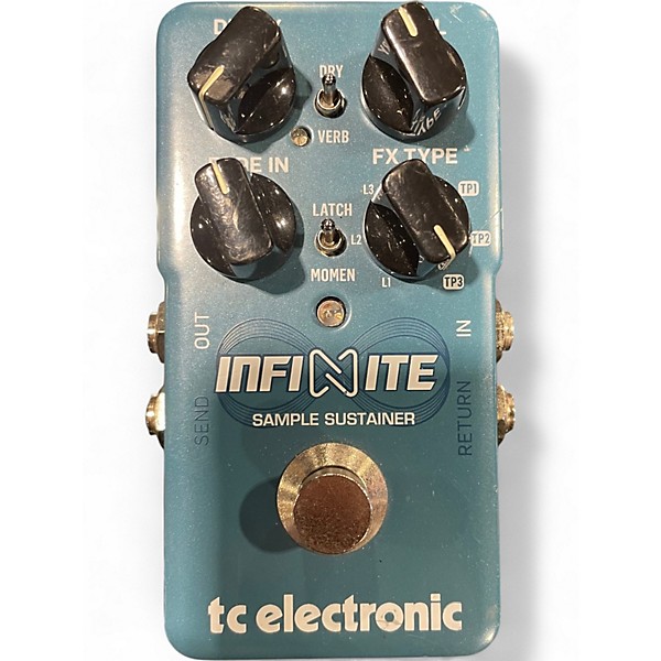 Used TC Electronic Infinite Sample Sustainer Effect Pedal