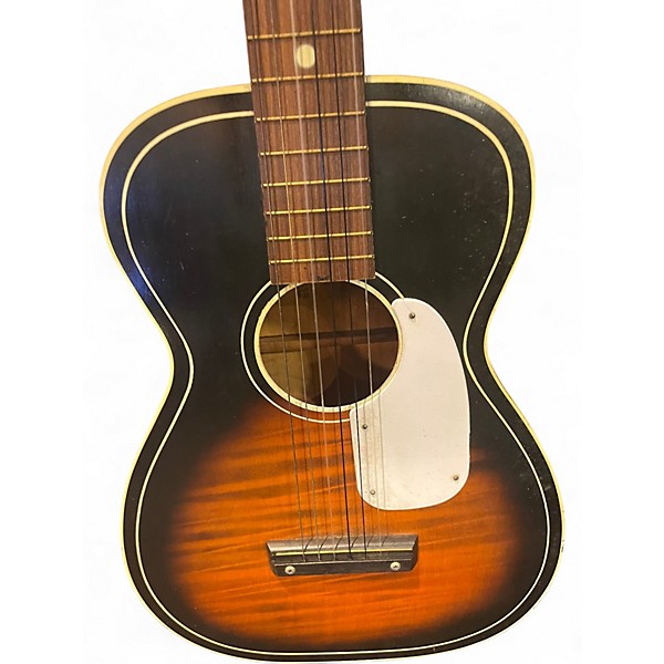 Used Silvertone S65 2 Color Sunburst Acoustic Guitar