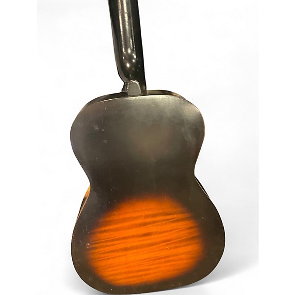 Used Silvertone S65 2 Color Sunburst Acoustic Guitar