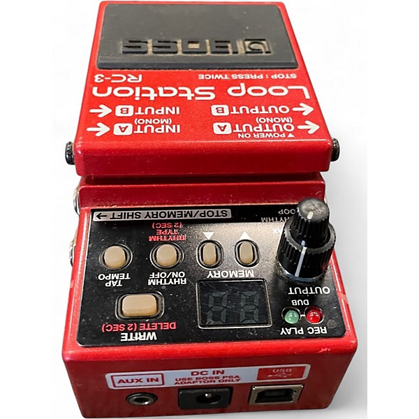 Used BOSS RC3 Loop Station Pedal