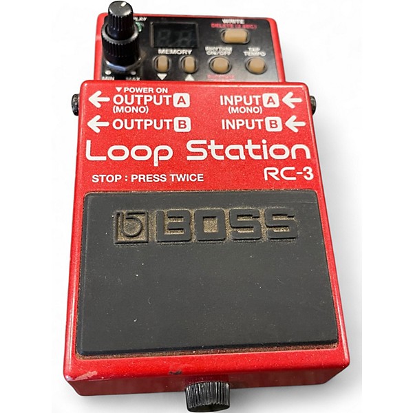 Used BOSS RC3 Loop Station Pedal