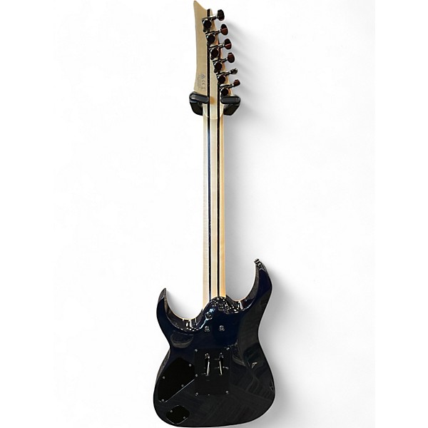 Used Ibanez RG8560 J. Custom Blue Solid Body Electric Guitar
