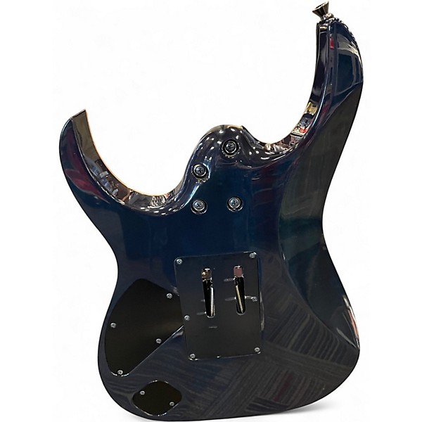 Used Ibanez RG8560 J. Custom Blue Solid Body Electric Guitar