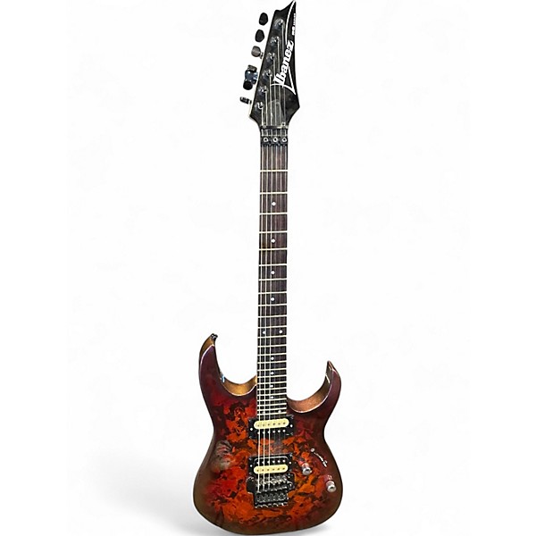Used Ibanez RG220B Trans Red Solid Body Electric Guitar