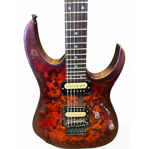 Used Ibanez RG220B Trans Red Solid Body Electric Guitar