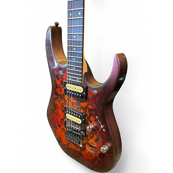 Used Ibanez RG220B Trans Red Solid Body Electric Guitar