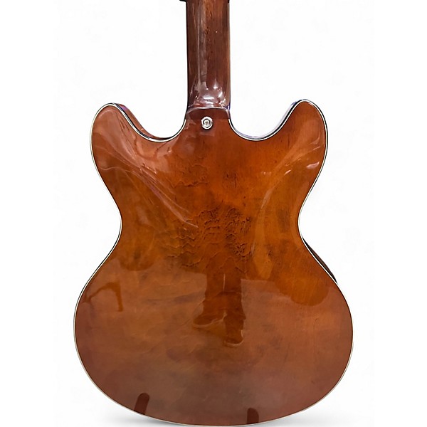 Used Schecter Guitar Research Corsair Brown Hollow Body Electric Guitar
