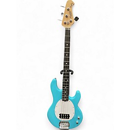 Used Sterling by Music Man STING RAY Daphne Blue Electric Bass Guitar
