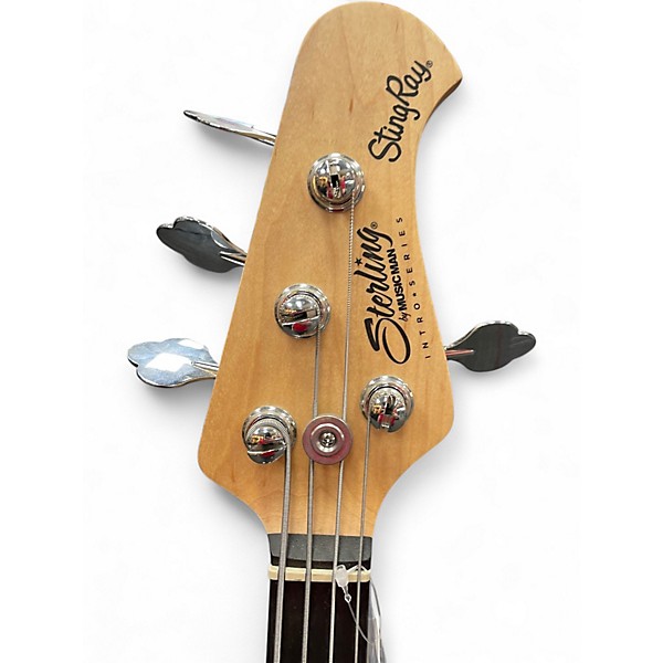 Used Sterling by Music Man STING RAY Daphne Blue Electric Bass Guitar