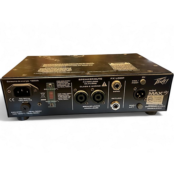 Used Peavey MINI MAX Bass Amp Head