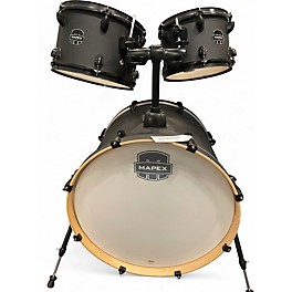 Used Mapex 5 Piece Storm Black Drum Kit