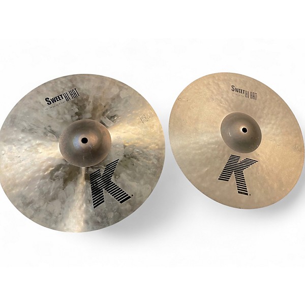 Used Zildjian 15in K Sweet Hi-Hat Pair Cymbal