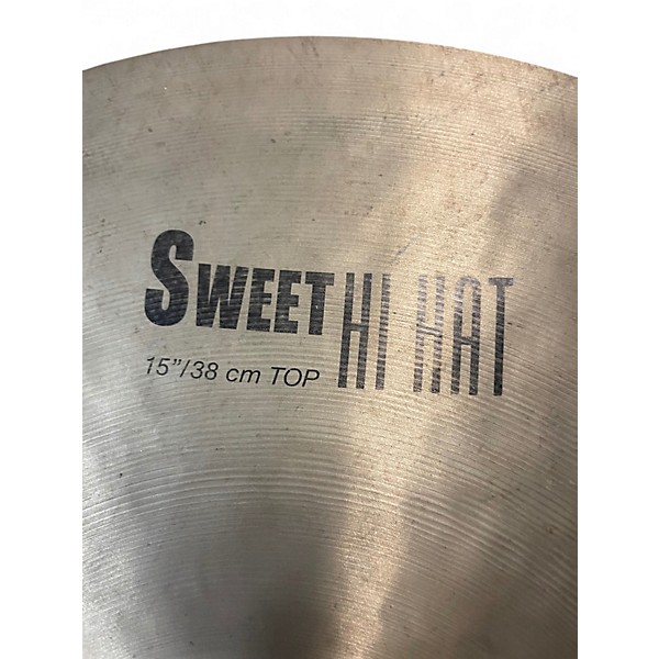 Used Zildjian 15in K Sweet Hi-Hat Pair Cymbal
