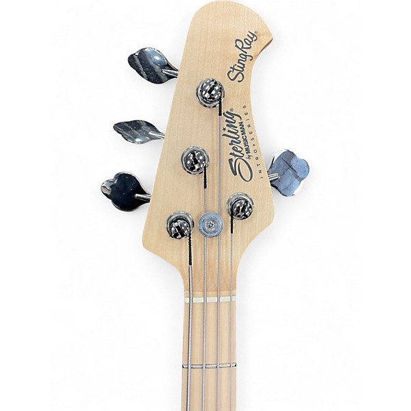 Used Sterling by Music Man Stingray Orange Electric Bass Guitar