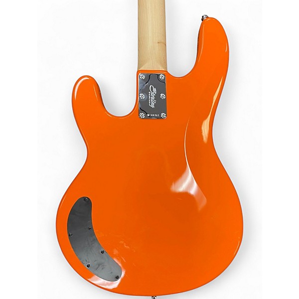 Used Sterling by Music Man Stingray Orange Electric Bass Guitar