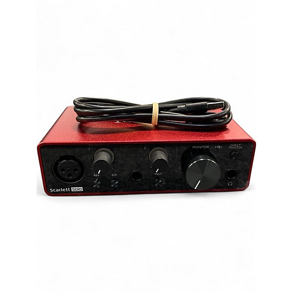 Used Focusrite Scarlett Solo Gen 3 Audio Interface