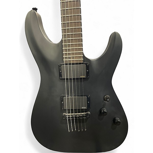 Used Schecter Guitar Research C1 Platinum Black Solid Body Electric Guitar