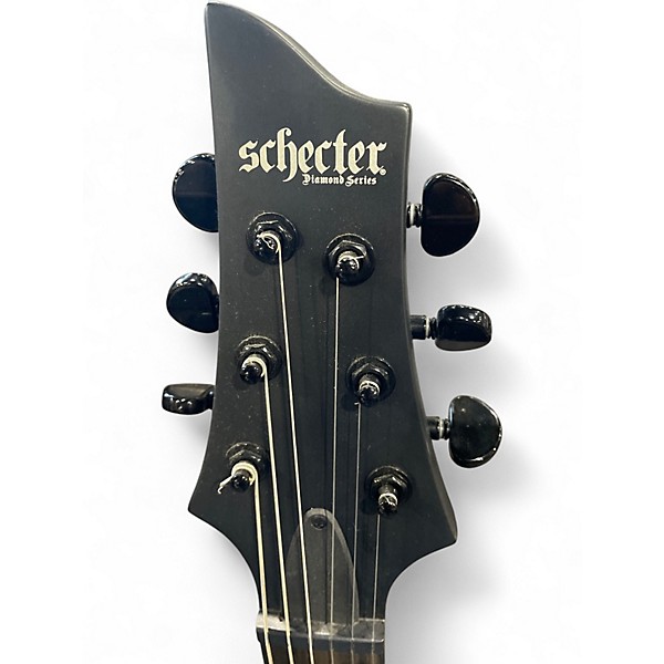Used Schecter Guitar Research C1 Platinum Black Solid Body Electric Guitar