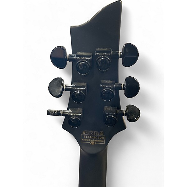 Used Schecter Guitar Research C1 Platinum Black Solid Body Electric Guitar
