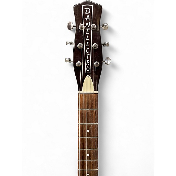 Used Danelectro Fifty Niner DC Gold Top Hollow Body Electric Guitar