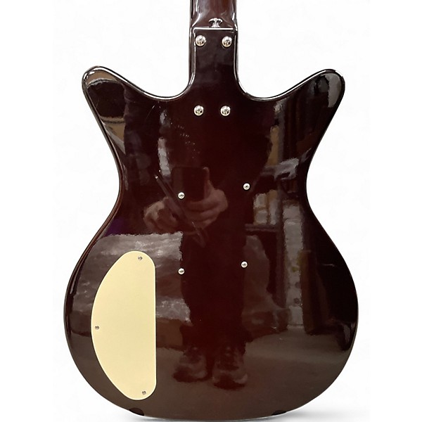 Used Danelectro Fifty Niner DC Gold Top Hollow Body Electric Guitar