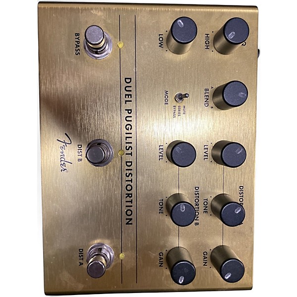 Used Fender Duel Pugilist Distortion Effect Pedal