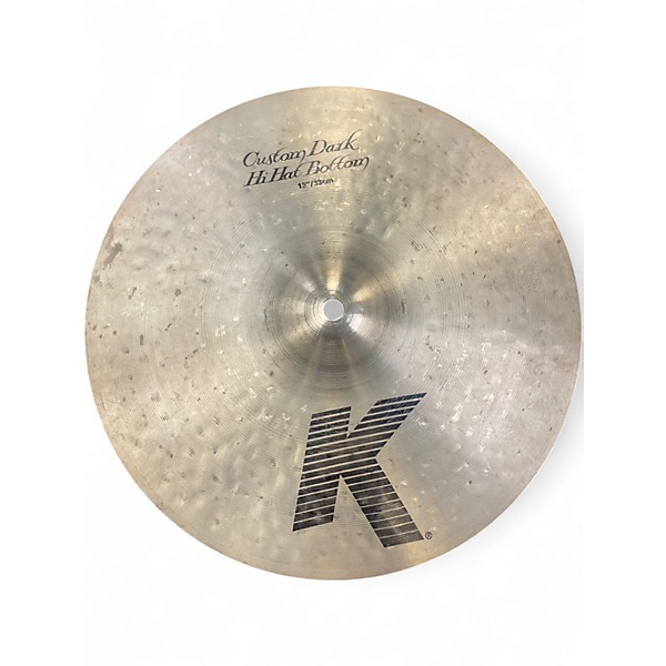 Used Zildjian 13in K CUSTOM DARK HIHAT PAIR Cymbal