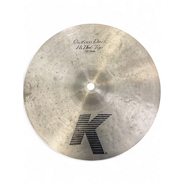 Used Zildjian 13in K CUSTOM DARK HIHAT PAIR Cymbal