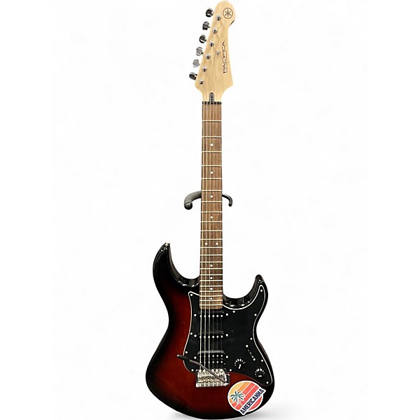 Used Yamaha Pacifica Sunburst Solid Body Electric Guitar