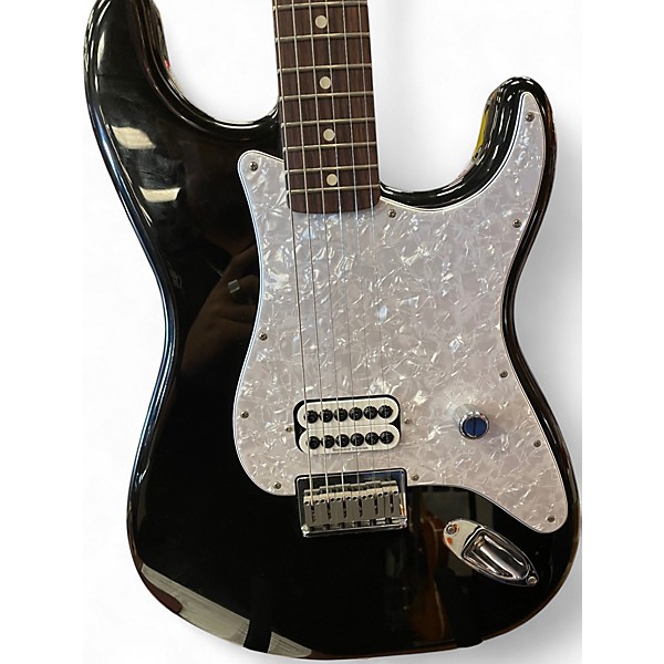 Used Fender Tom Delonge Signature Stratocaster Black Chrome Solid Body Electric Guitar