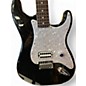 Used Fender Tom Delonge Signature Stratocaster Black Chrome Solid Body Electric Guitar