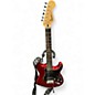 Used Squier Bullet Stratocaster Chrome Red Solid Body Electric Guitar